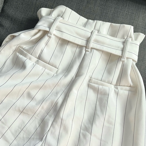 Bershka Striped Paperbag Pants - Picture 5 of 5